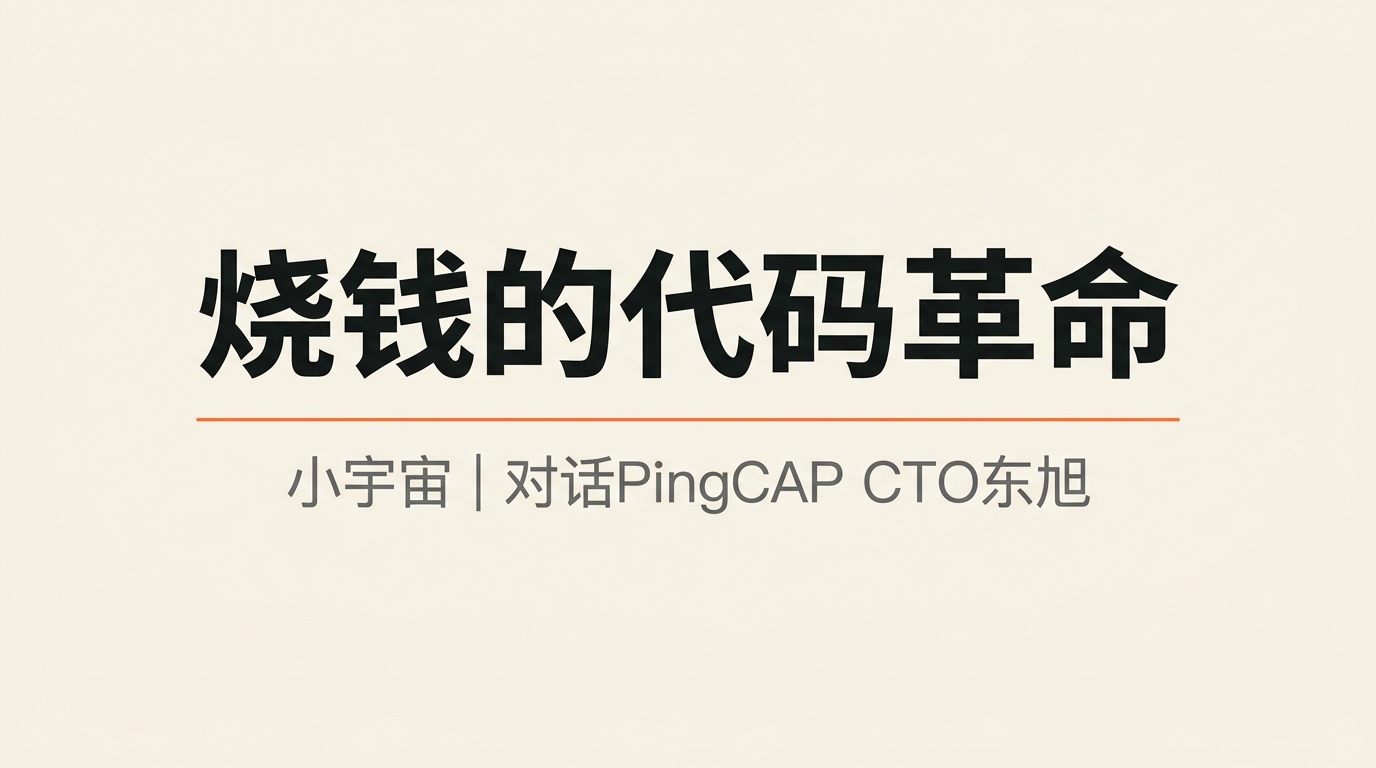 PingCAP CTO东旭：AI Coding已经跨过奇点，我的项目禁止人类提交代码