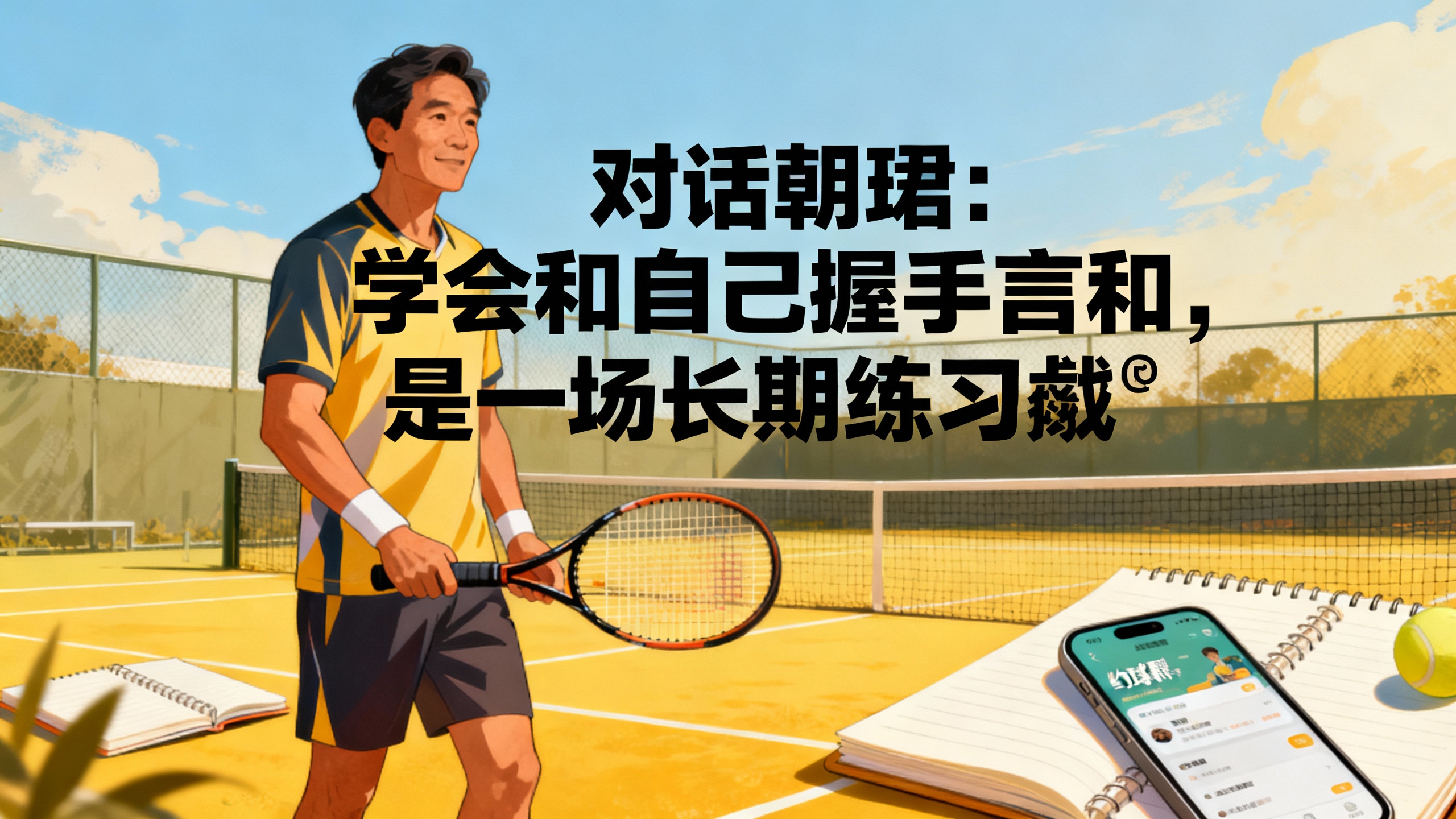对话朝珺：学会和自己握手言和，是一场长期练习🎾